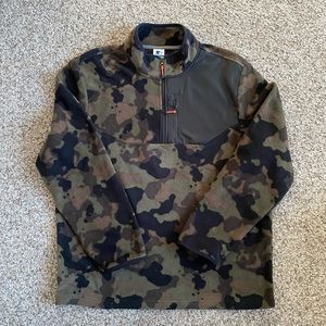 Starter Camo Half Zip Sweater